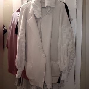 Sleeping on Snow ,size Small, ivory sweater